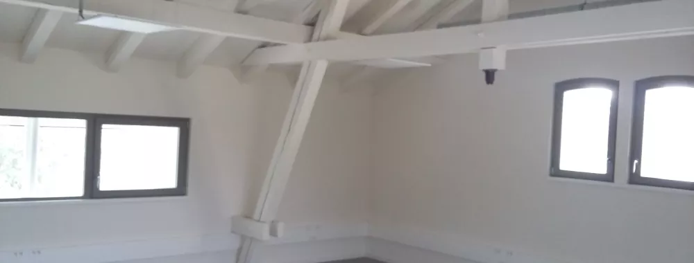 1er étage poutres apparentes