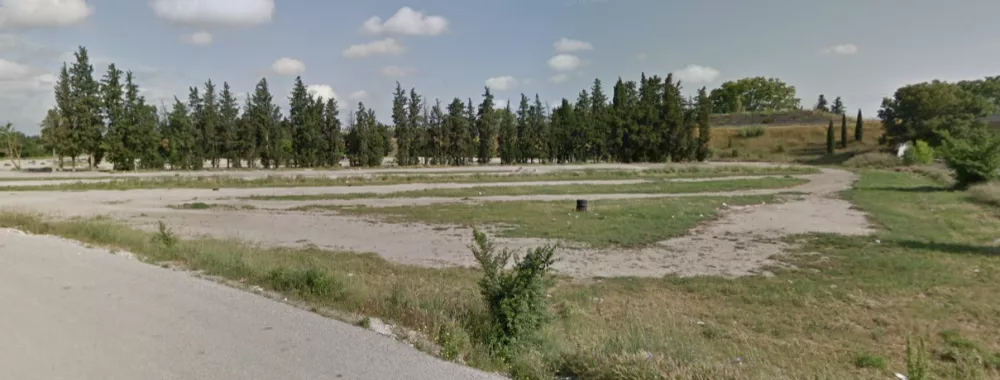 Vue générale du terrain