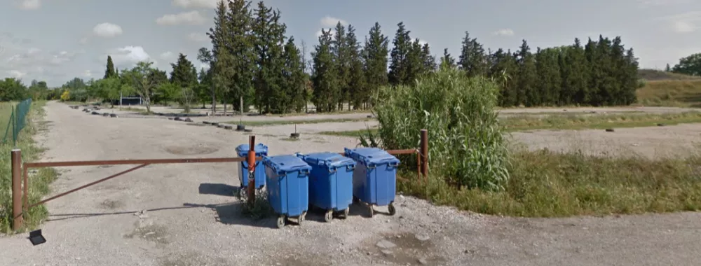 Vue depuis l'entrée 