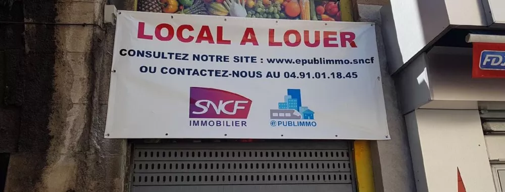 Local commercial à louer à Marseille