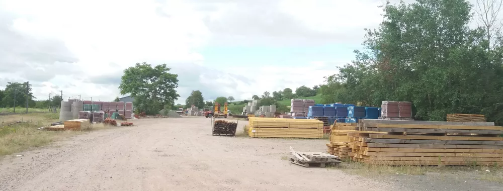 Vue générale du terrain