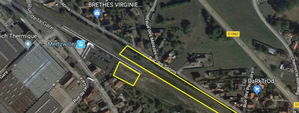Terrain nu à louer à Mertzwiller