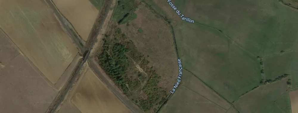 Vue aérienne terrain St-Epvre