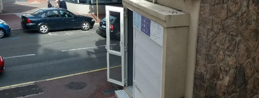 Vue latérale du bien