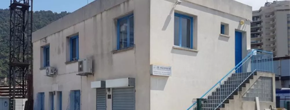 Vue du terrain bâti