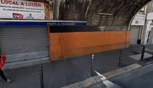 Local commercial à louer à Marseille rue