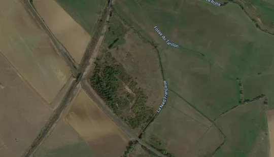 Vue aérienne terrain St-Epvre