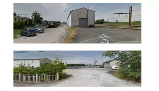 batiment de la rue et acces